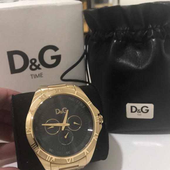 D G Accessories Dg Time Gold Watch Mens Poshmark